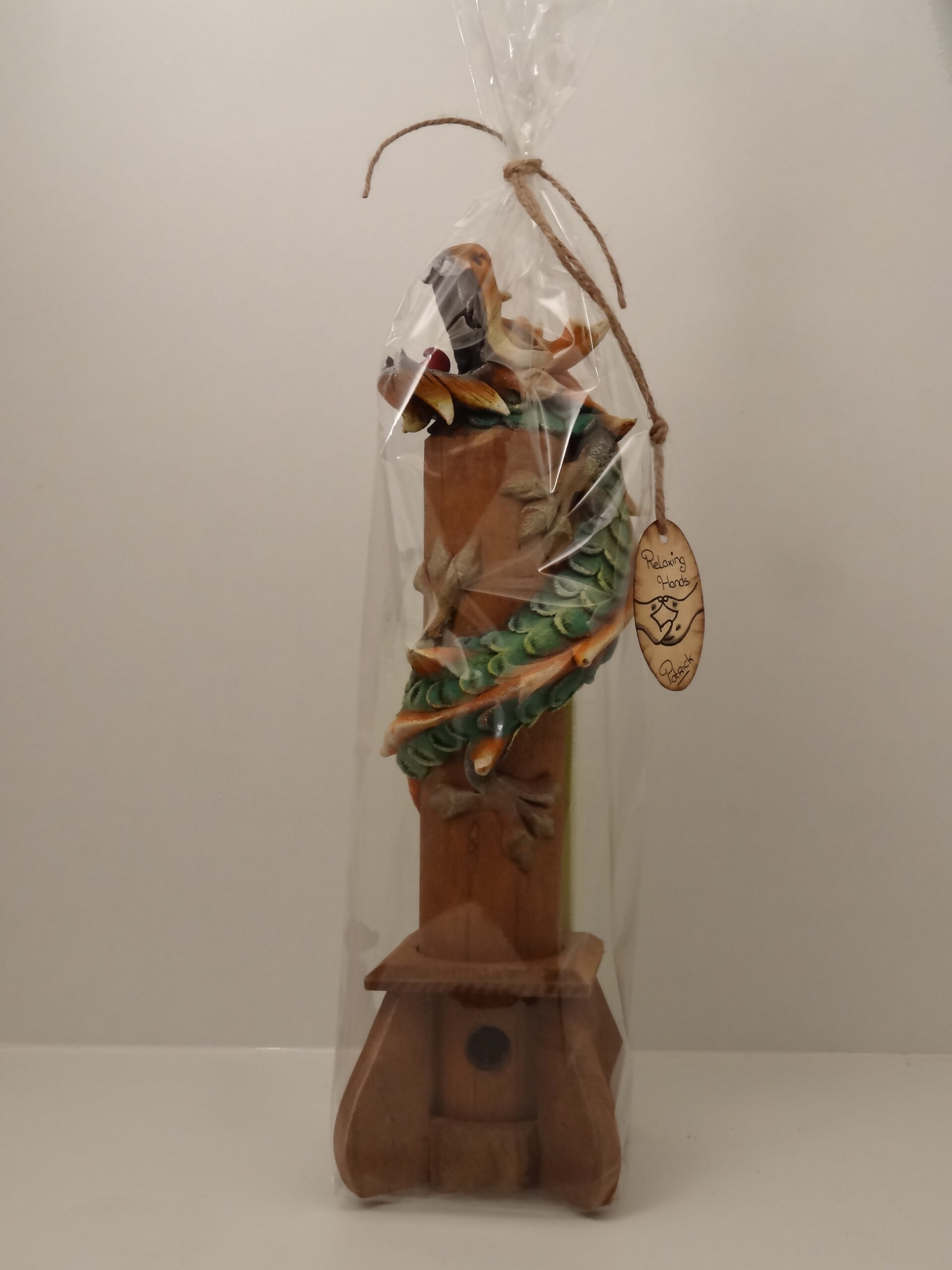 GroeneDraakWierookbranderMetAyurvedicNagChampaAlsKado